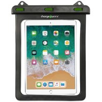 Chargeworx - Waterproof Case for Most Tablets - Black - Front_Zoom
