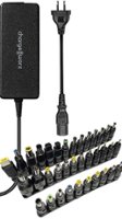 Chargeworx - 65W Laptop Adaptor for USB Compatible Devices - Black - Front_Zoom