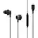 Front. Chargeworx - Lightning Wired In-Ear Earbuds - Black.