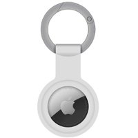 Chargeworx - Keychain Holder for Apple AirTag - White - Front_Zoom