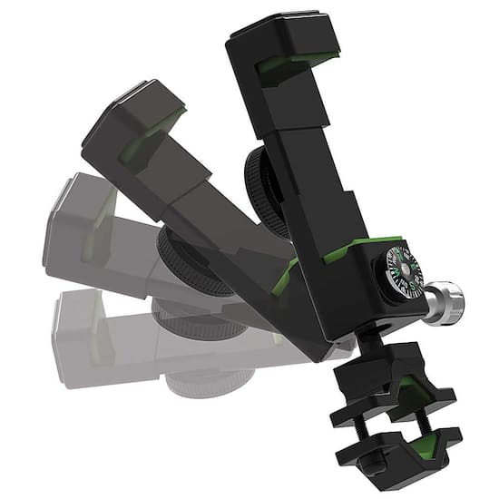 Chargeworx Bike Mount with Compass for Most Cell Phones Black