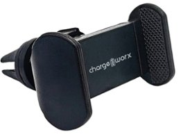 Chargeworx - Universal Air Vent Mount for Most Cell Phones - Black - Front_Zoom