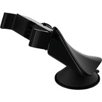 Chargeworx - Car Dash Mount for Most Cell Phones - Black - Front_Zoom