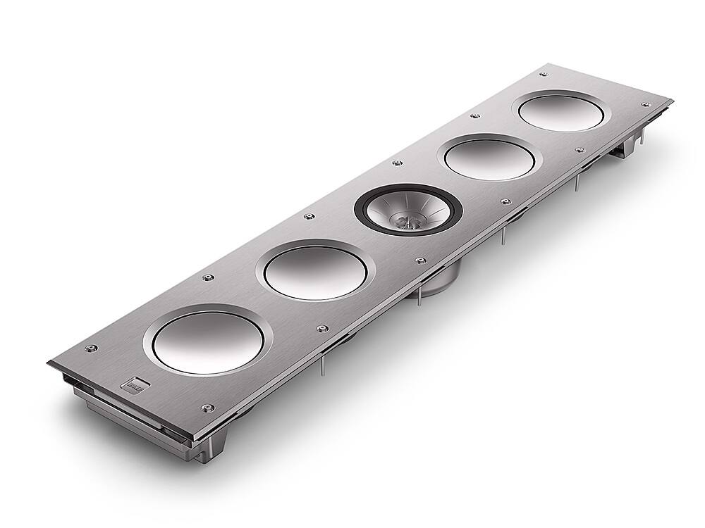 Angle. KEF - Ci5160RLM-THX UNI-Q 3 Way in wall Speaker (each) - Gray.