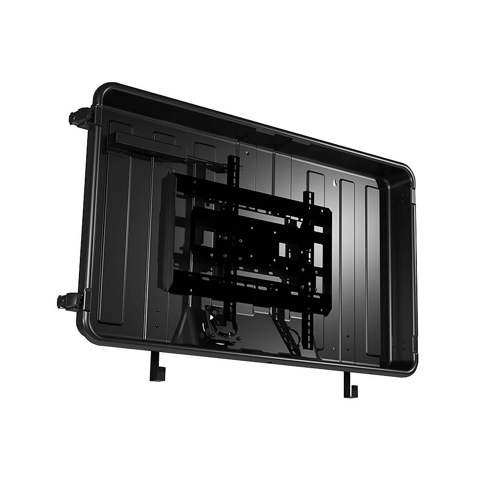 Storm Shell Deluxe Weatherproof 44” Outdoor TV Enclosure Black SS44