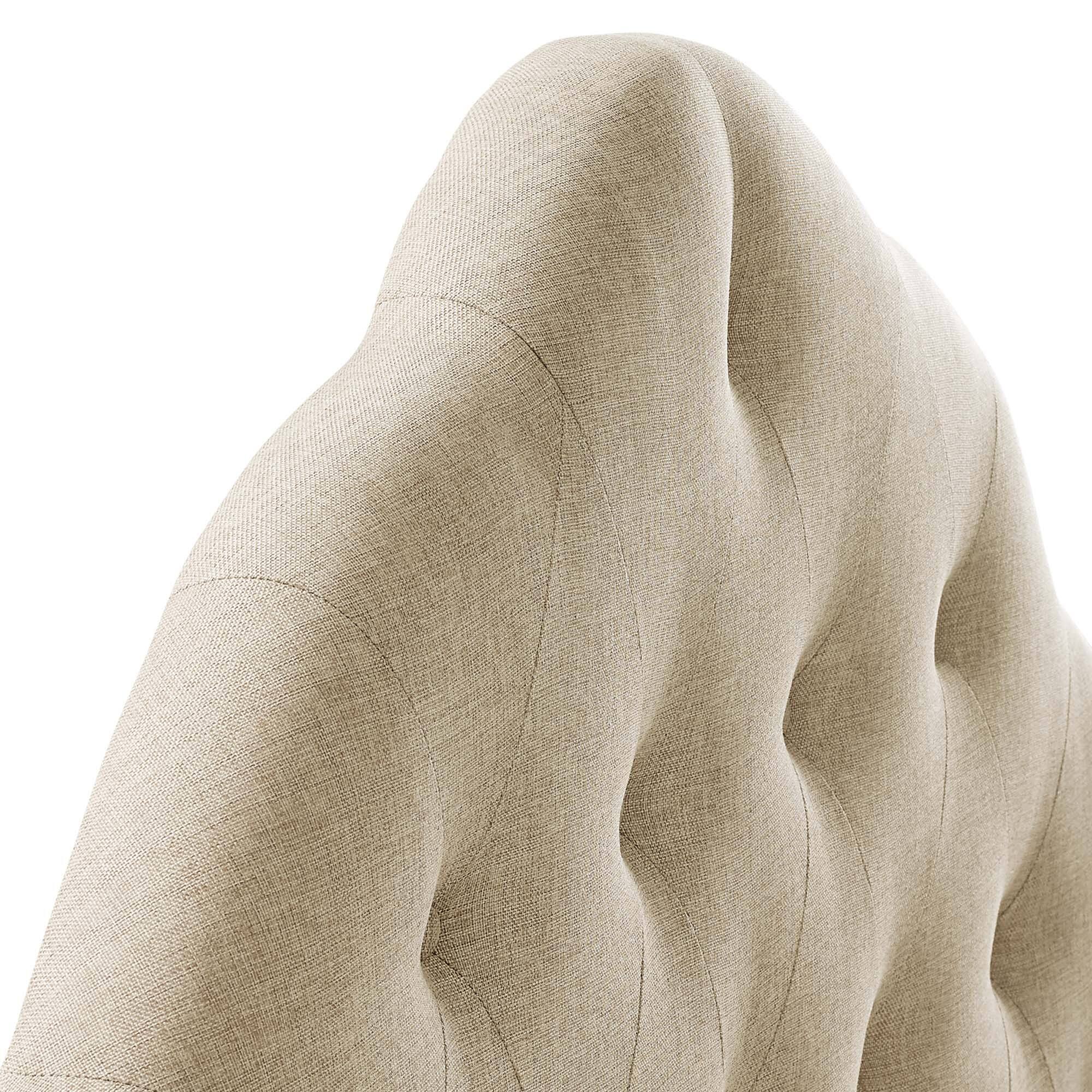 Alt View 2. Modway - Sovereign Upholstered Fabric Queen Headboard by Modway - Beige.