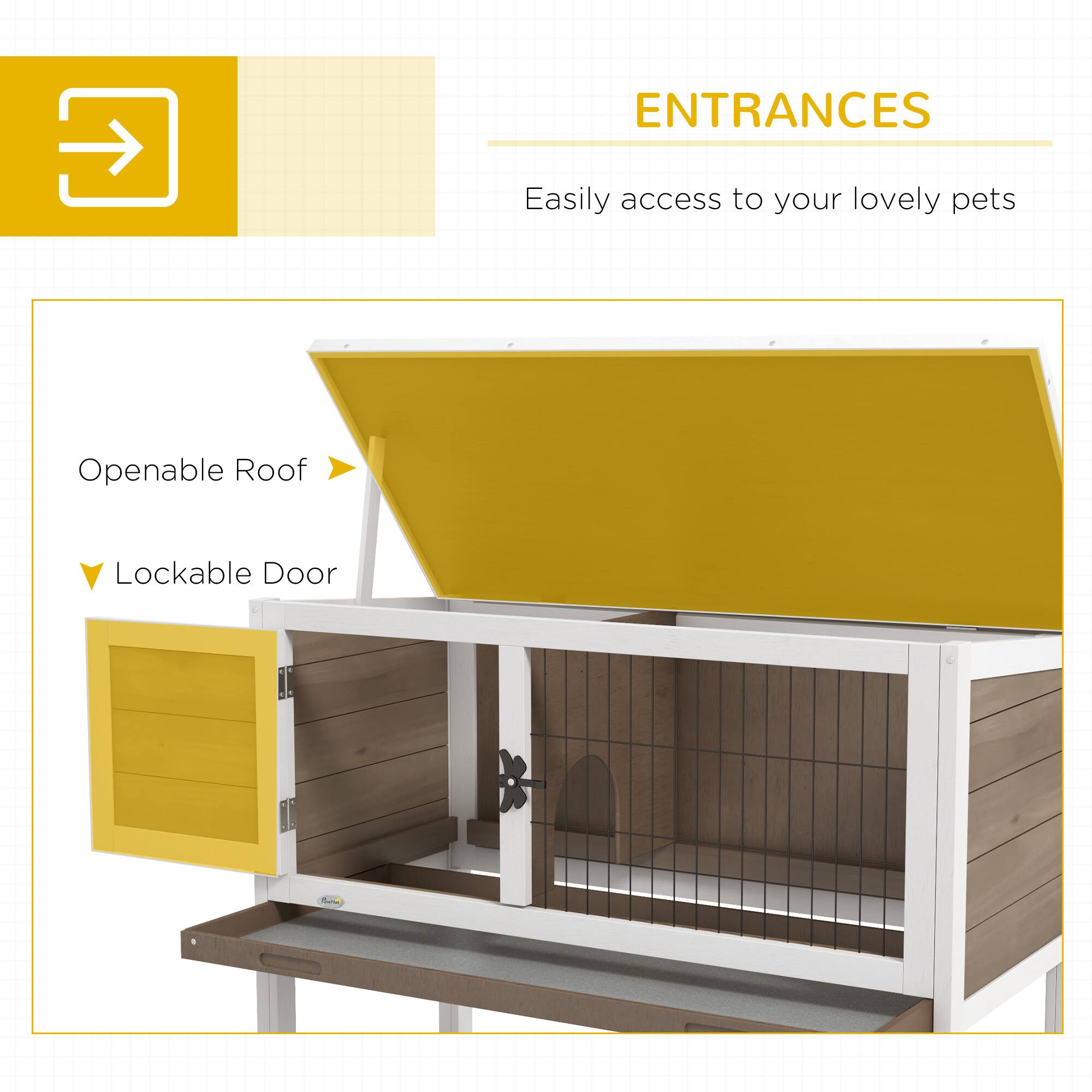 ENTRANCES  
Easily access to your lovely pets  

Openable Roof  
Lockable Door