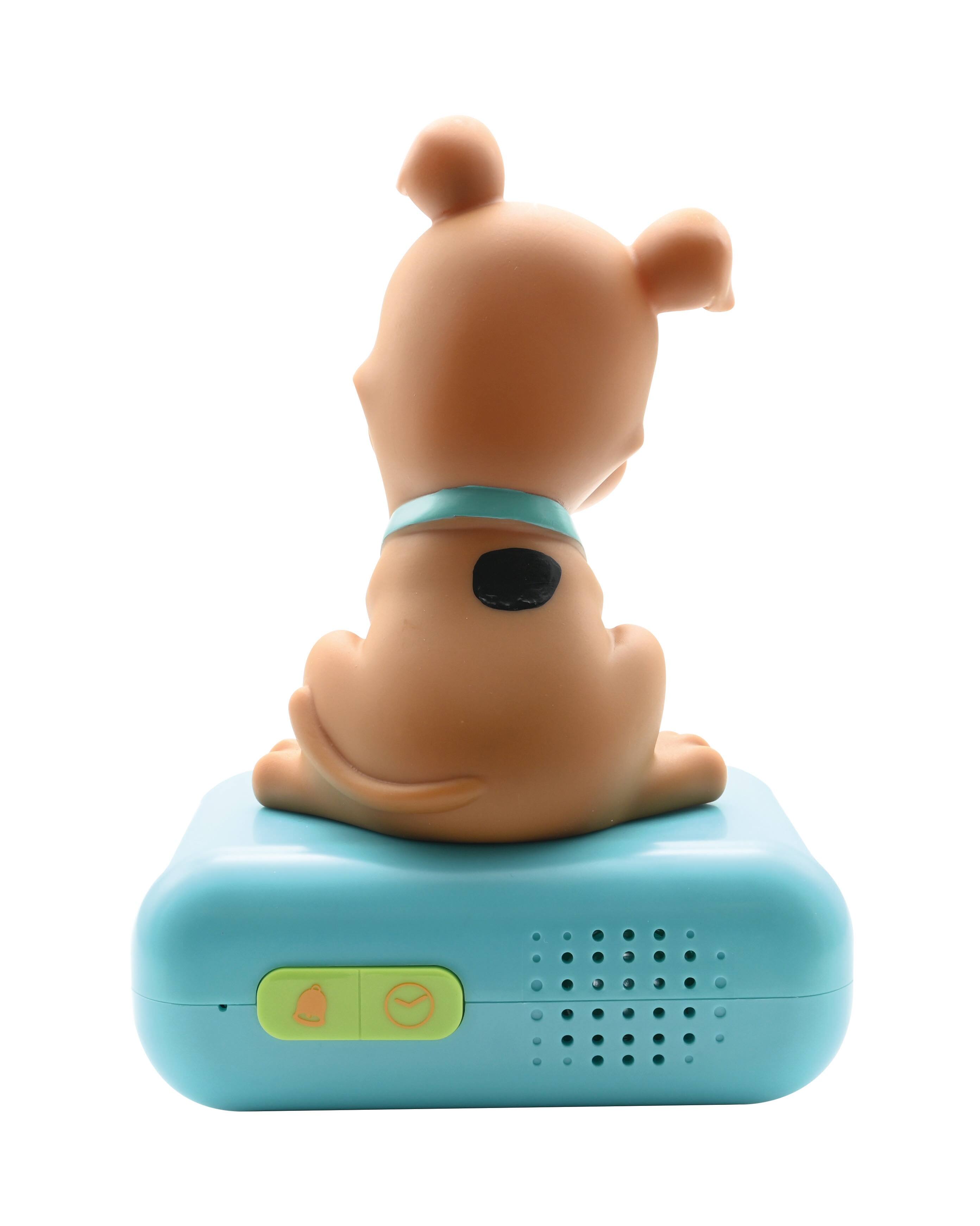 Alt View 2. Lexibook - Scooby-Doo Digital Alarm Clock with 3D Night Light & Sound Effects - BLUE.