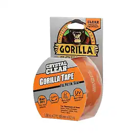 Gorilla - Crystal Tape, 1.88" x 27', 1 Roll (6027007) - Clear