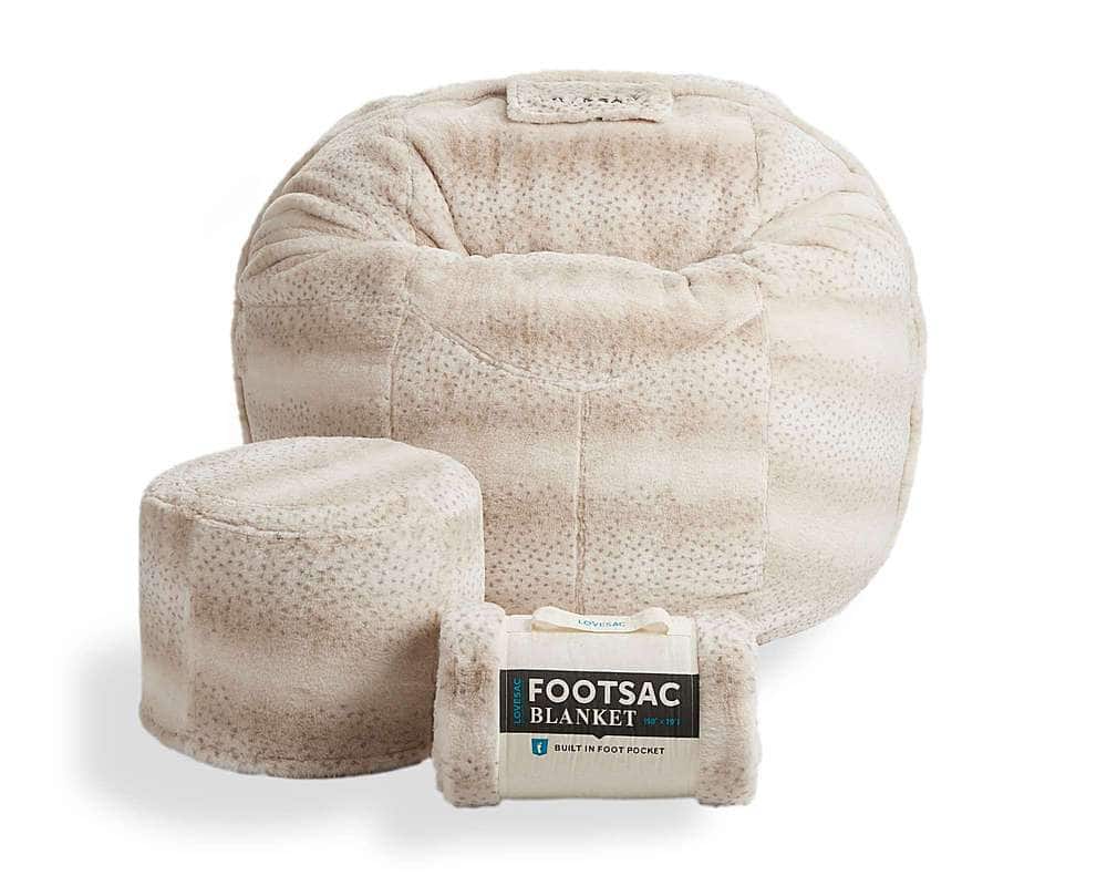 Best Buy Lovesac Citysac Bundle Snow Leopard Phur VC0986