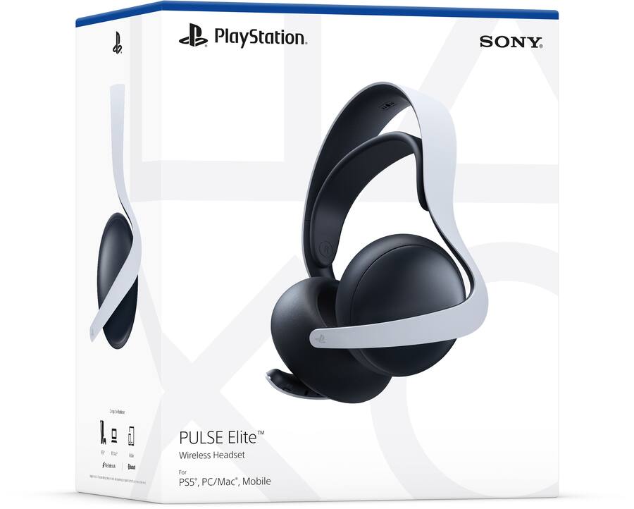 Sony PULSE Elite Wireless Gaming Headset for PS5 White Sony PULSE Elite Wireless Gaming Headset for PS5 White
