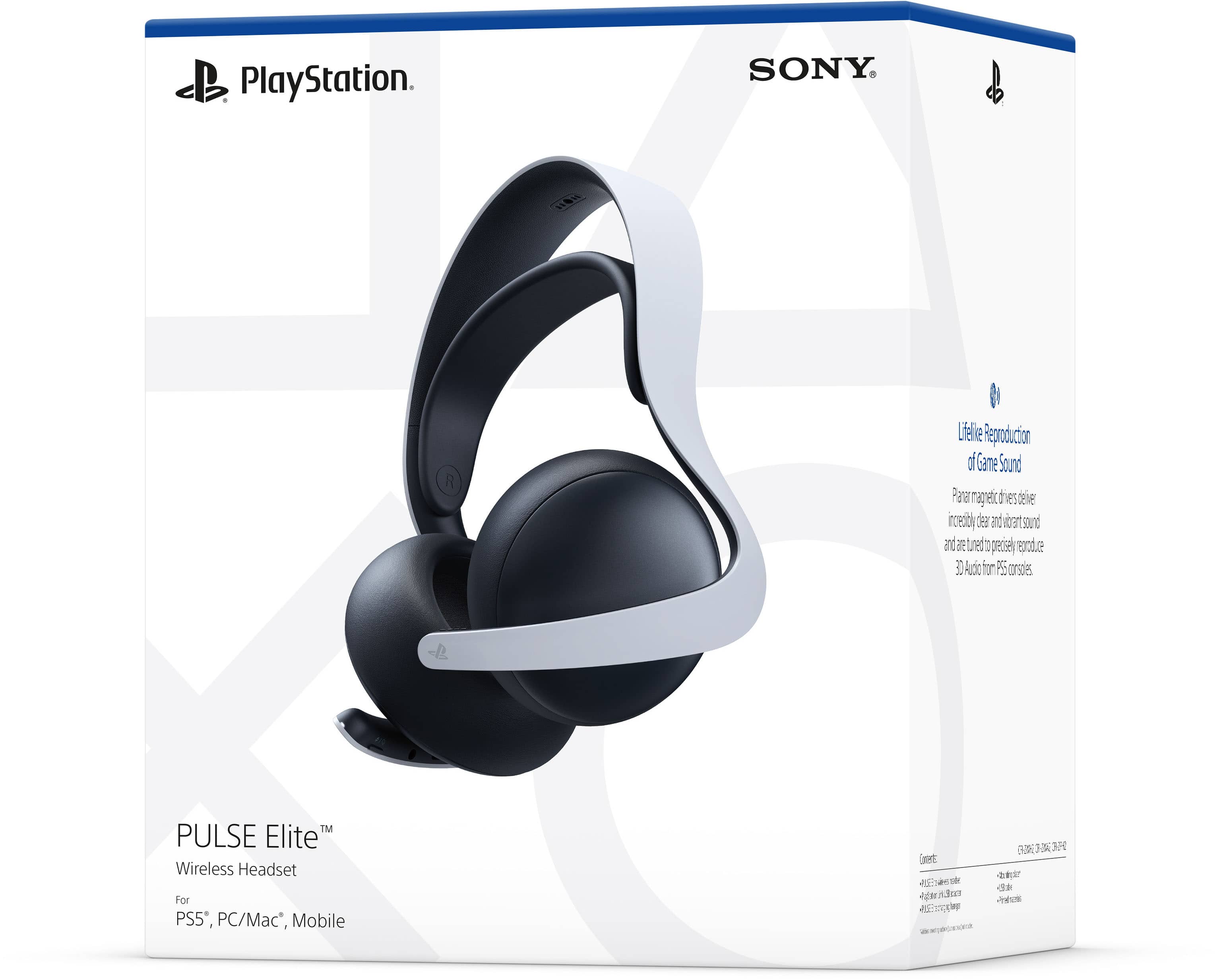Alt View 16. Sony - PULSE Elite Wireless Gaming Headset - for PS5 - White.