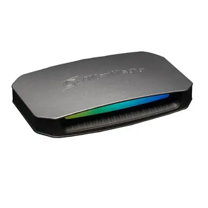 Front. AVerMedia - AVerMedia HDMI Capture Card Live Gamer Ultra 2.1 - Black.