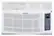 Front. Haier - 8,000 BTU Window Air Conditioner.