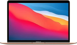 Apple - MacBook Air 13.3" Pre-Owned 512GB / 8GB RAM M1 Processor with Touch ID (2020) - Gold - Front_Zoom