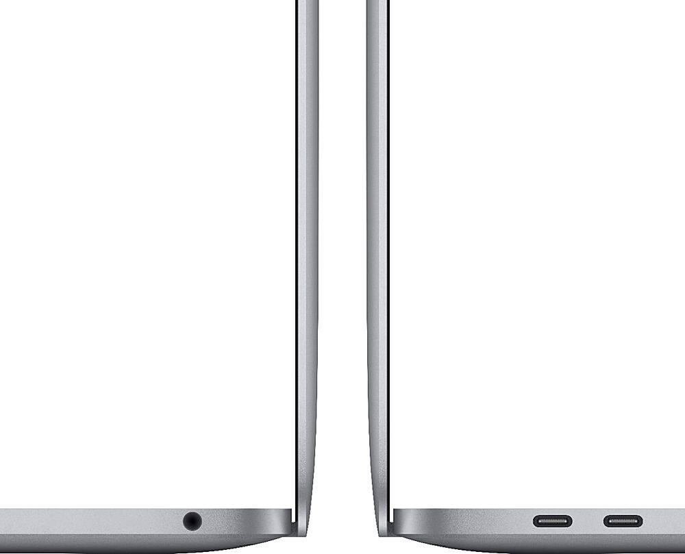 Alt View 3. Apple - MacBook Pro 13.3" Pre-Owned - Apple M1 chip - 8GB Memory, 512GB SSD (2020) - Space Gray.