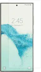 Angle. Insignia™ - 2x Reinforced HD Glass Screen Protector for Samsung Galaxy S24 Ultra (2-pack) - Clear.