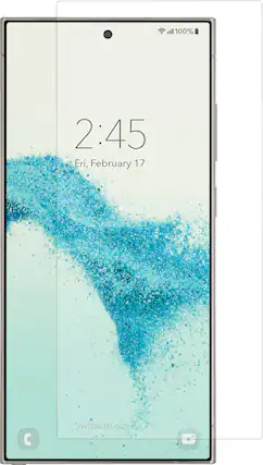 Angle. Insignia™ - 2x Reinforced HD Glass Screen Protector for Samsung Galaxy S24 Ultra (2-pack) - Clear.