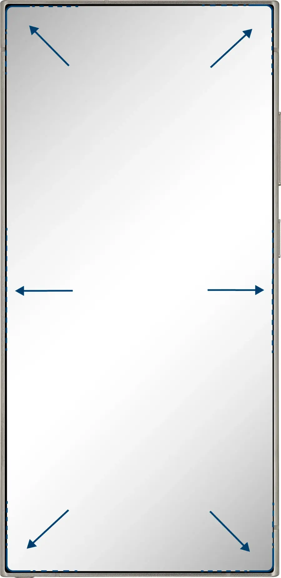 Alt View 19. Insignia™ - 2x Reinforced HD Glass Screen Protector for Samsung Galaxy S24 Ultra  (2-pack) - Clear.