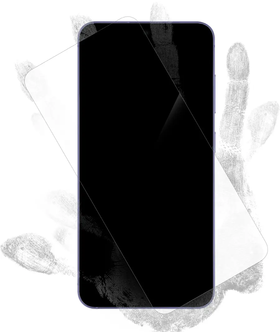 Alt View 18. Insignia™ - 2x Reinforced HD Glass Screen Protector for Samsung Galaxy S24  (2-pack) - Clear.