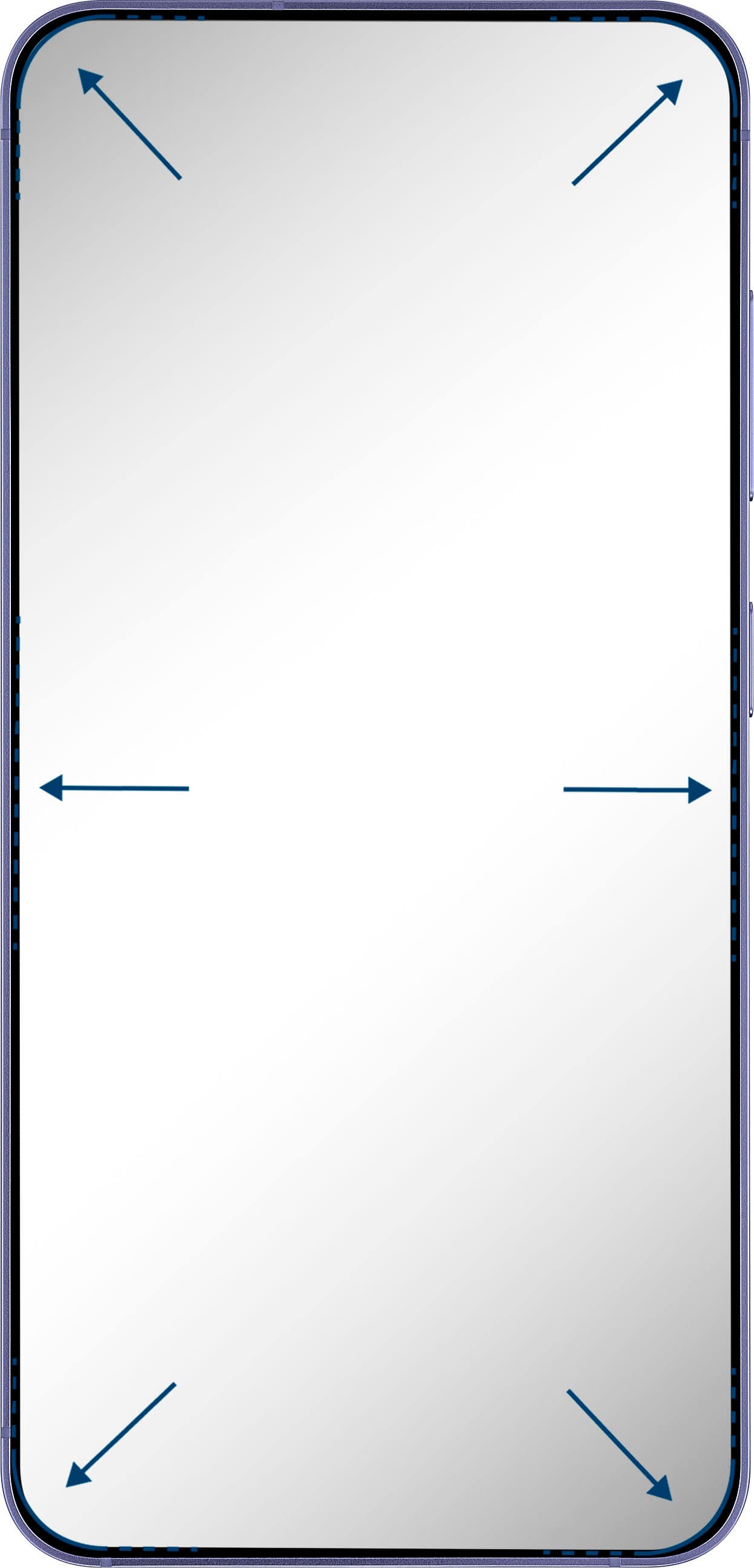 Alt View 19. Insignia™ - 2x Reinforced HD Glass Screen Protector for Samsung Galaxy S24 (2-pack) - Clear.