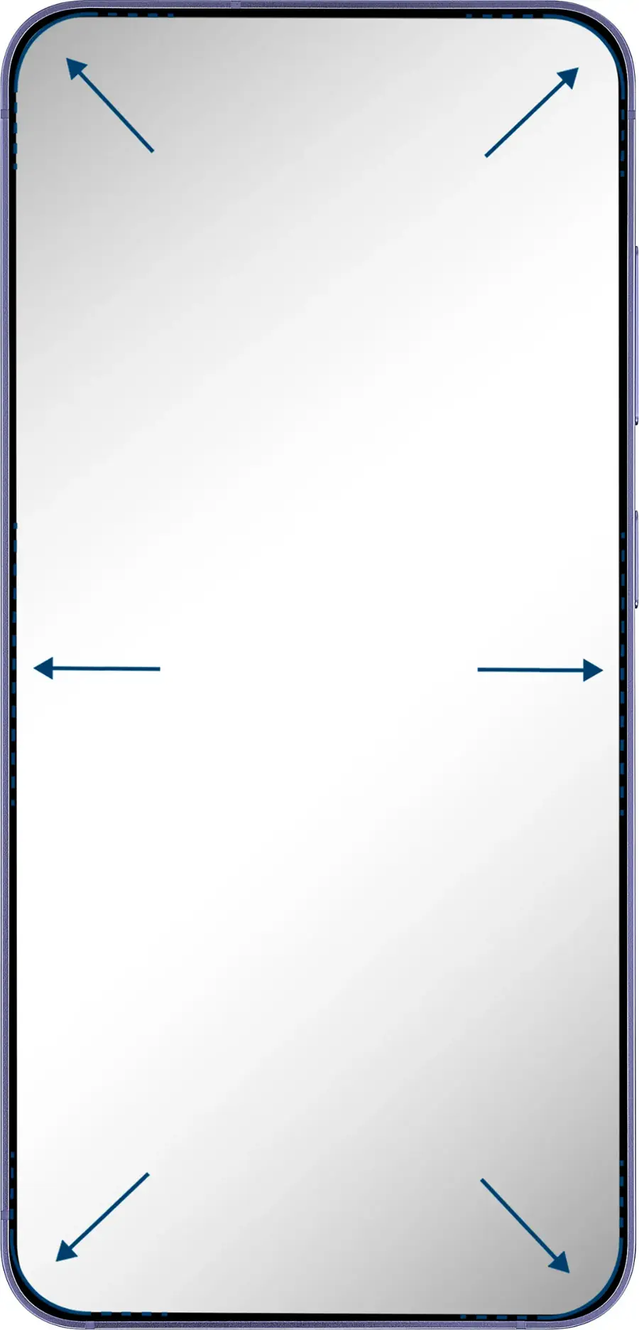 Alt View 19. Insignia™ - 2x Reinforced HD Glass Screen Protector for Samsung Galaxy S24  (2-pack) - Clear.