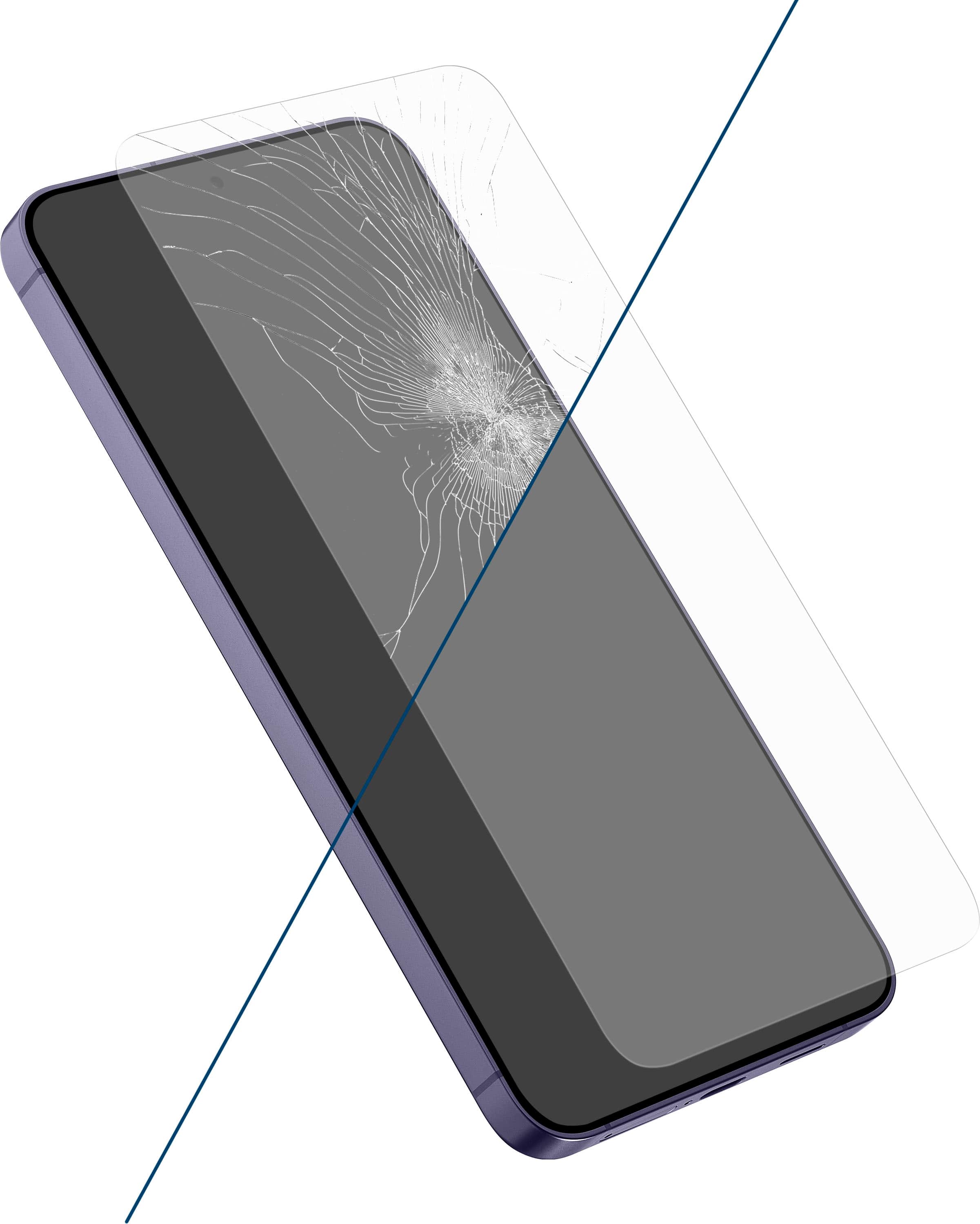 Alt View 22. Insignia™ - 2x Reinforced HD Glass Screen Protector for Samsung Galaxy S24+ (2-pack) - Clear.