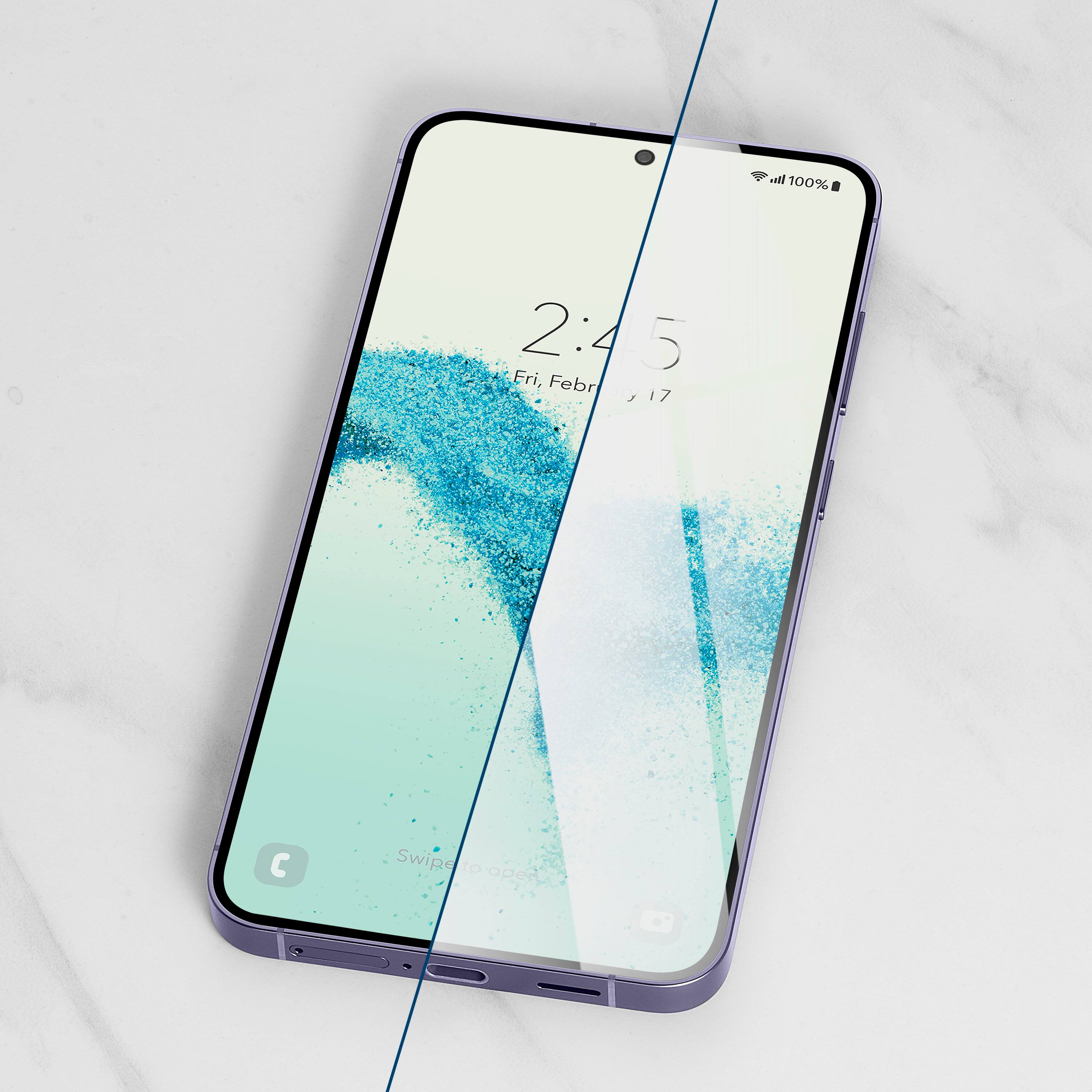 Alt View 23. Insignia™ - 2x Reinforced HD Glass Screen Protector for Samsung Galaxy S24+ (2-pack) - Clear.