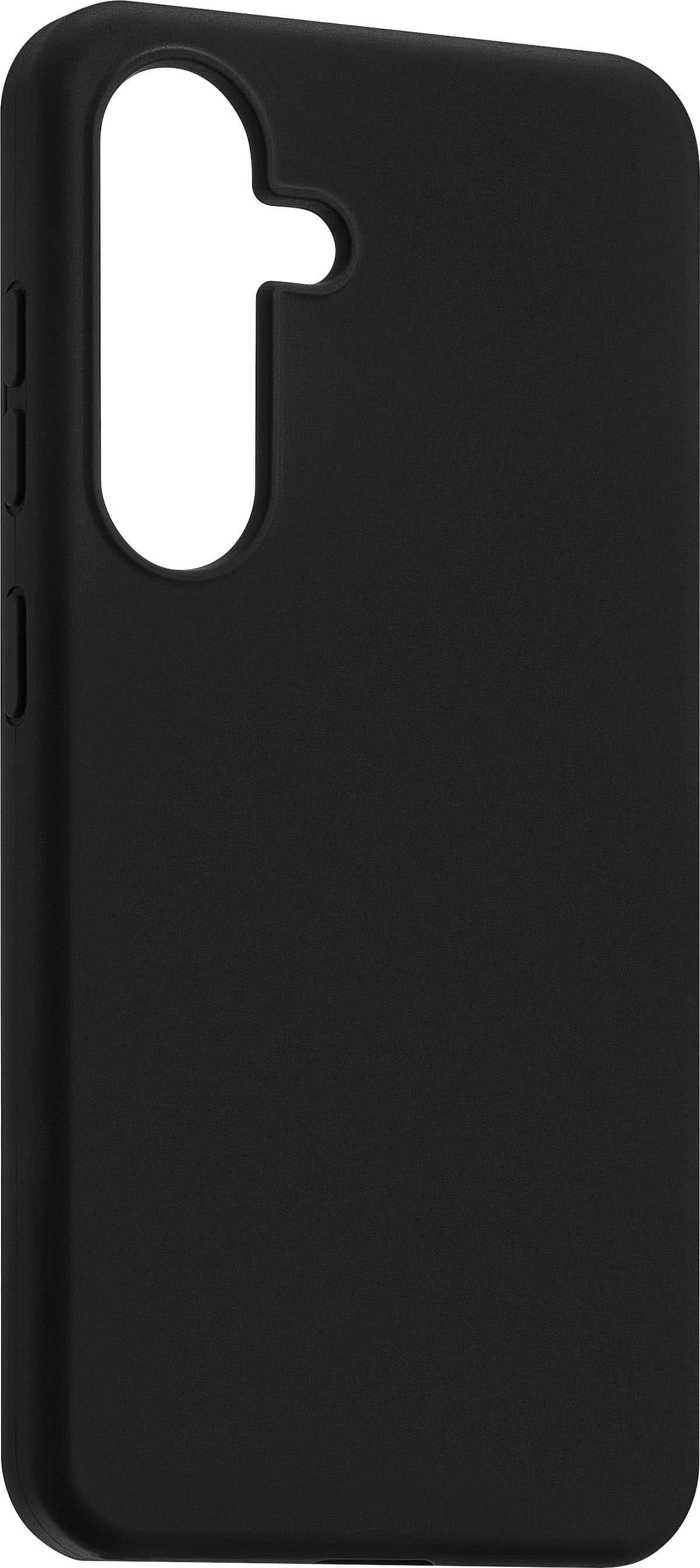 Angle. Insignia™ - Silicone Case for Samsung Galaxy S24 - Black.