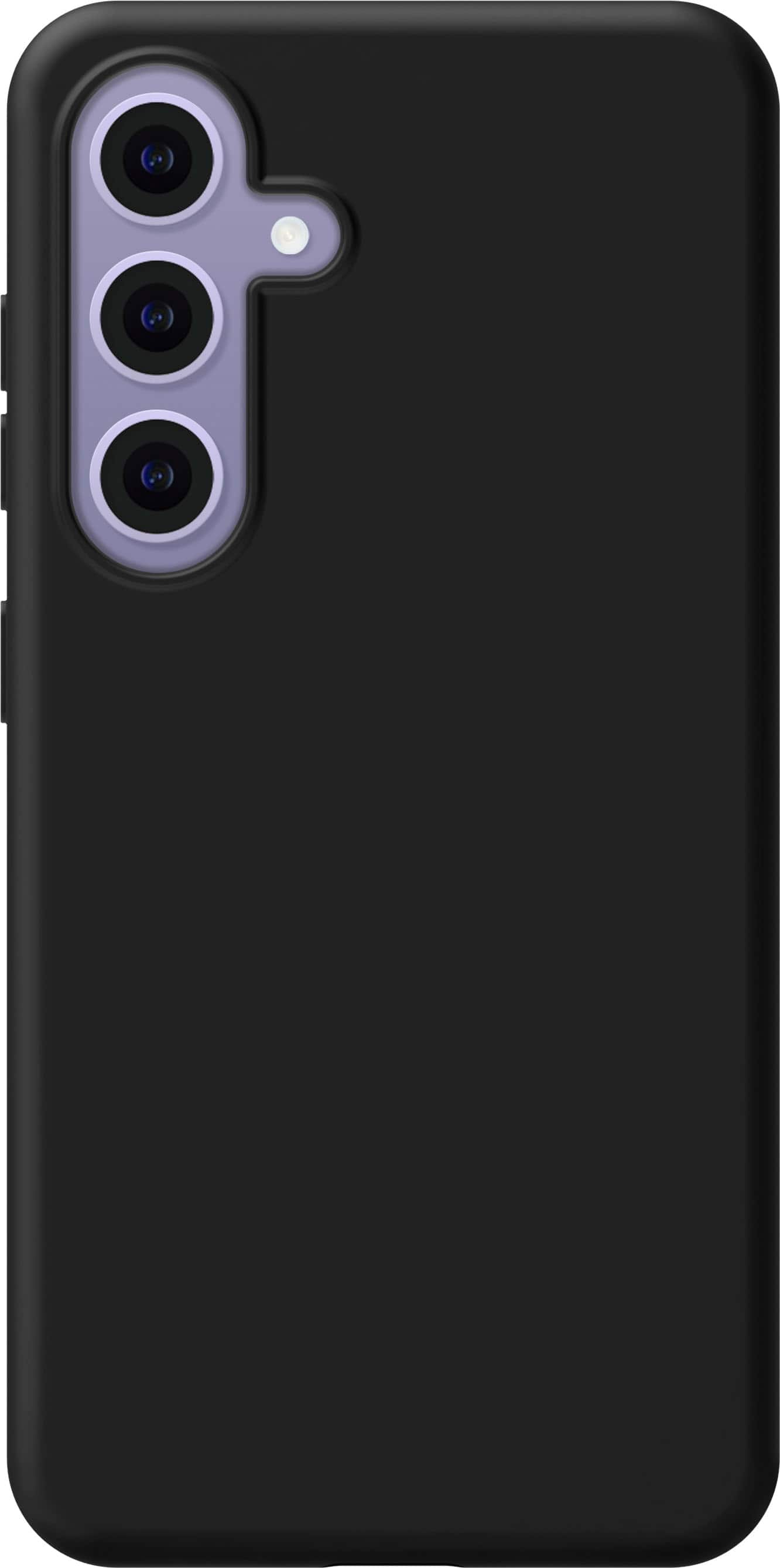 Insignia™ - Silicone Case for Samsung Galaxy S24 - Black - Front_Zoom