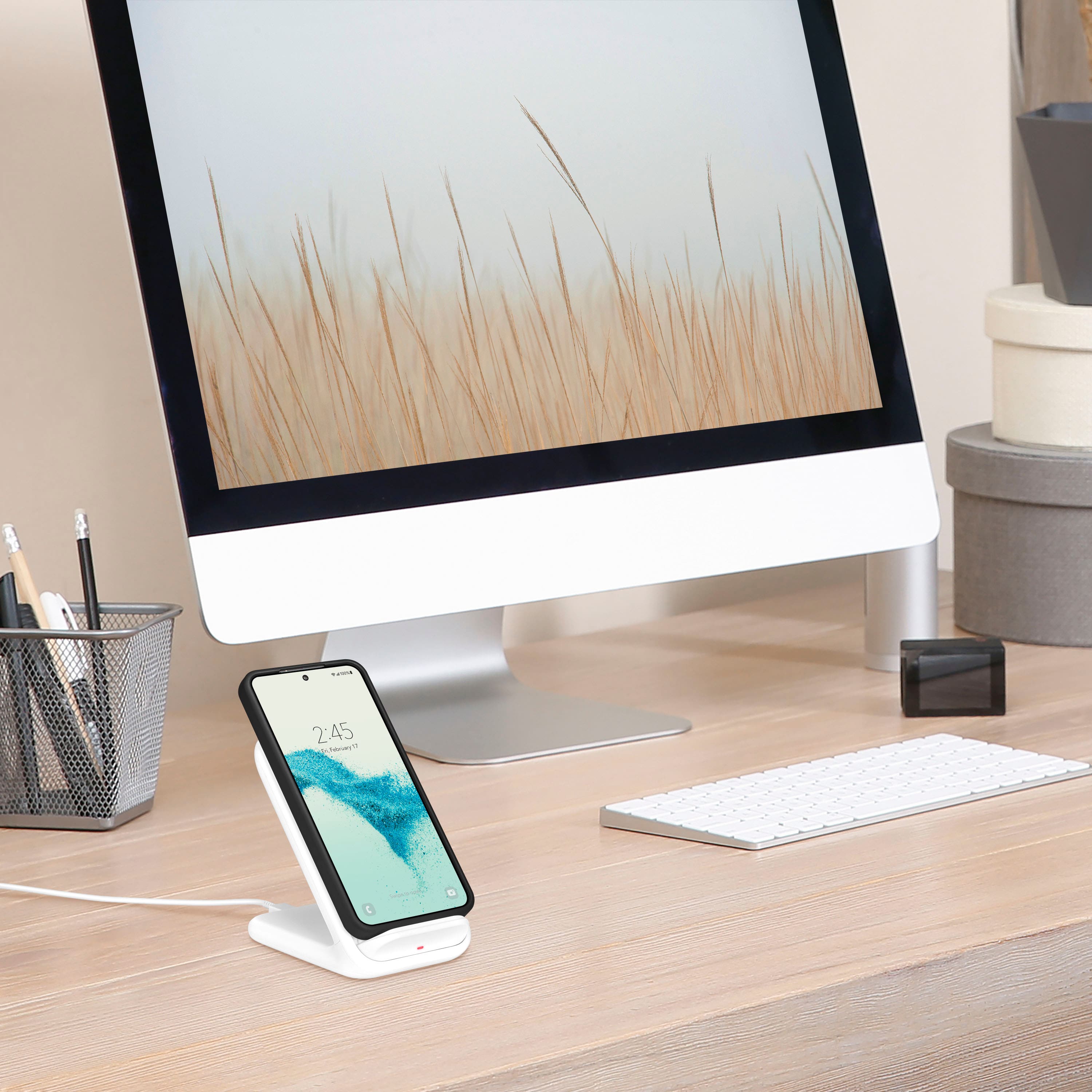 Alt View 13. Insignia™ - Silicone Case for Samsung Galaxy S24 - Black.