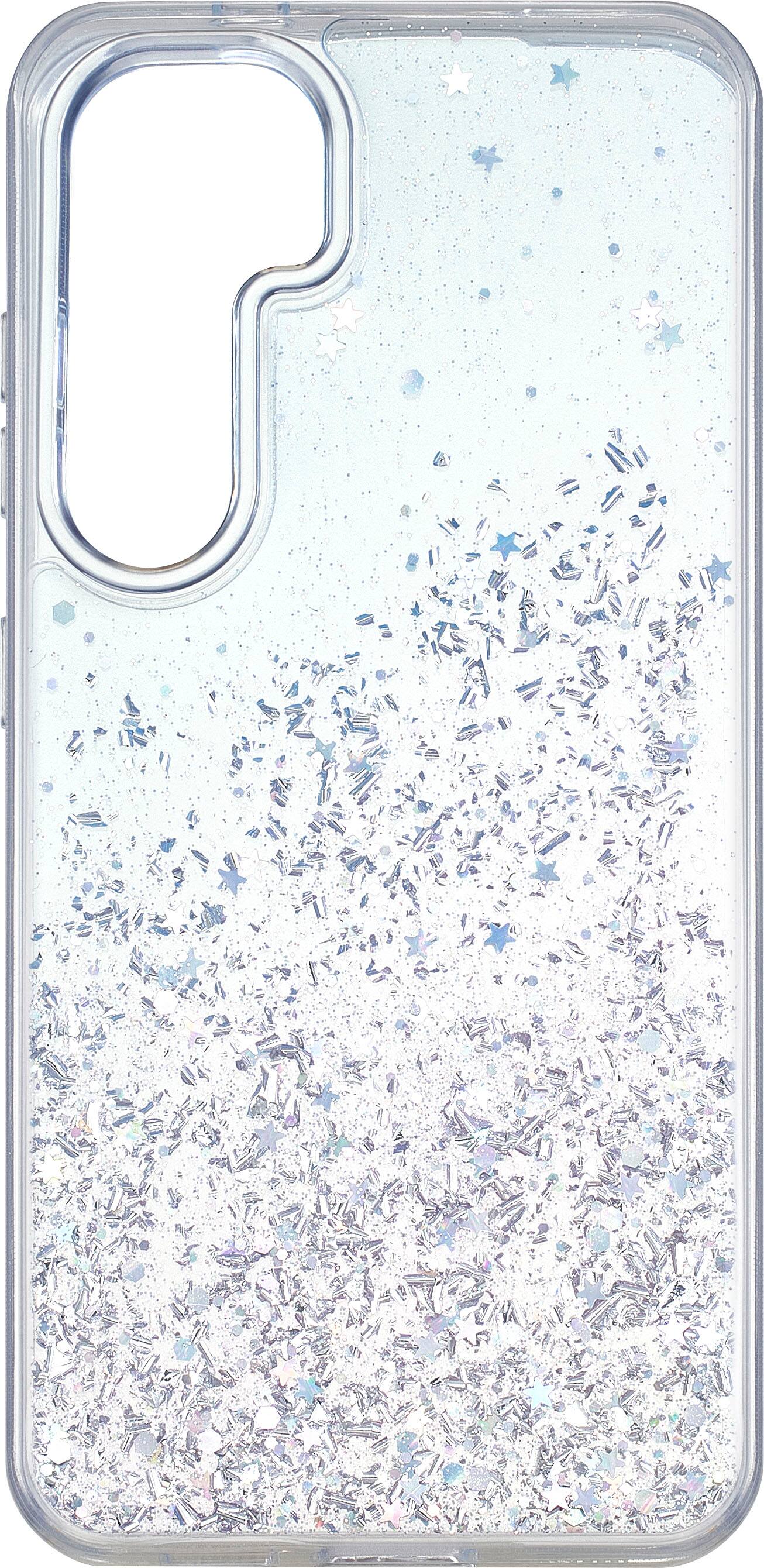 Alt View 11. Insignia™ - Hard-Shell Case for Samsung Galaxy S24 - Glitter Gradient (Clear).