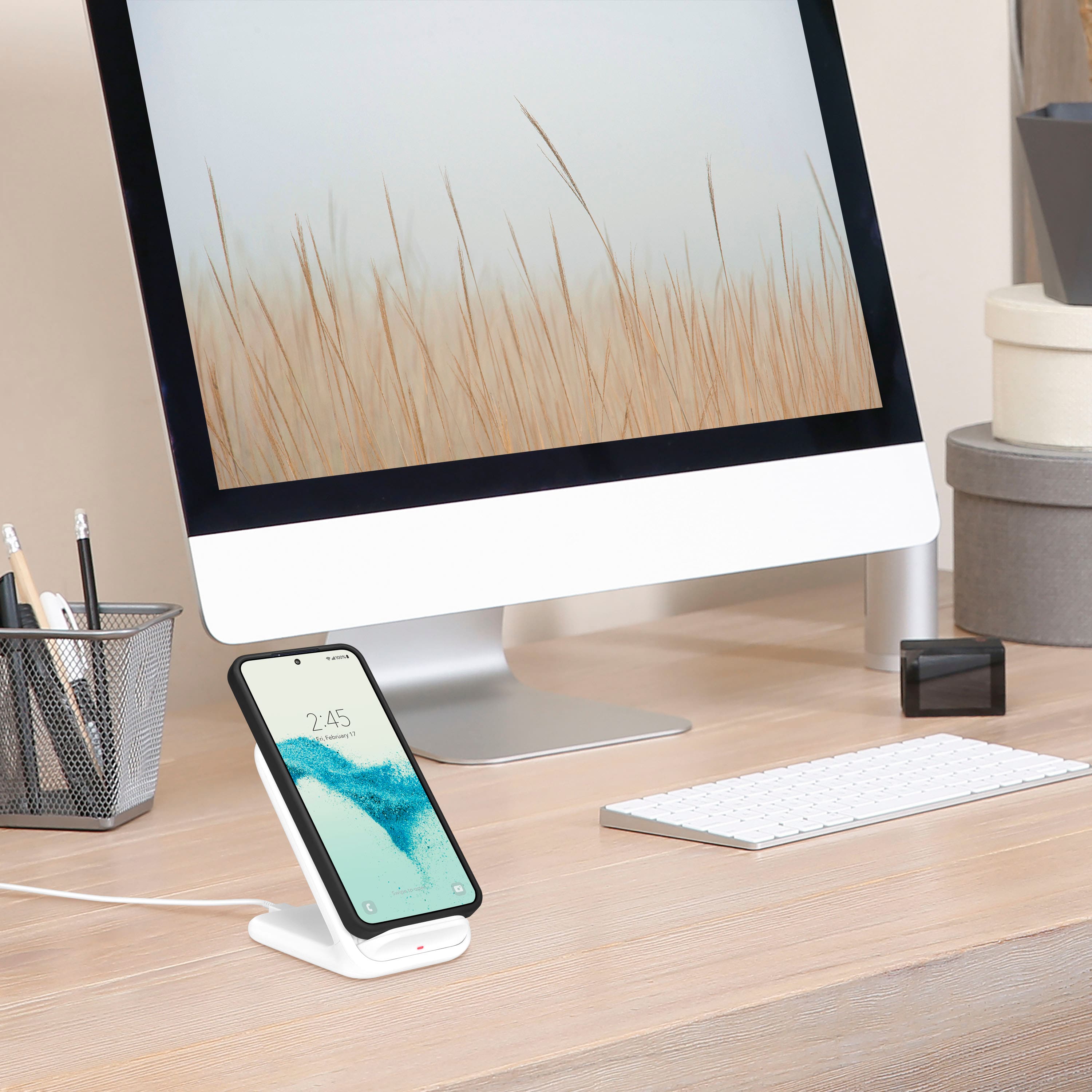 Alt View 13. Insignia™ - Silicone Case for Samsung Galaxy S24+ - Black.