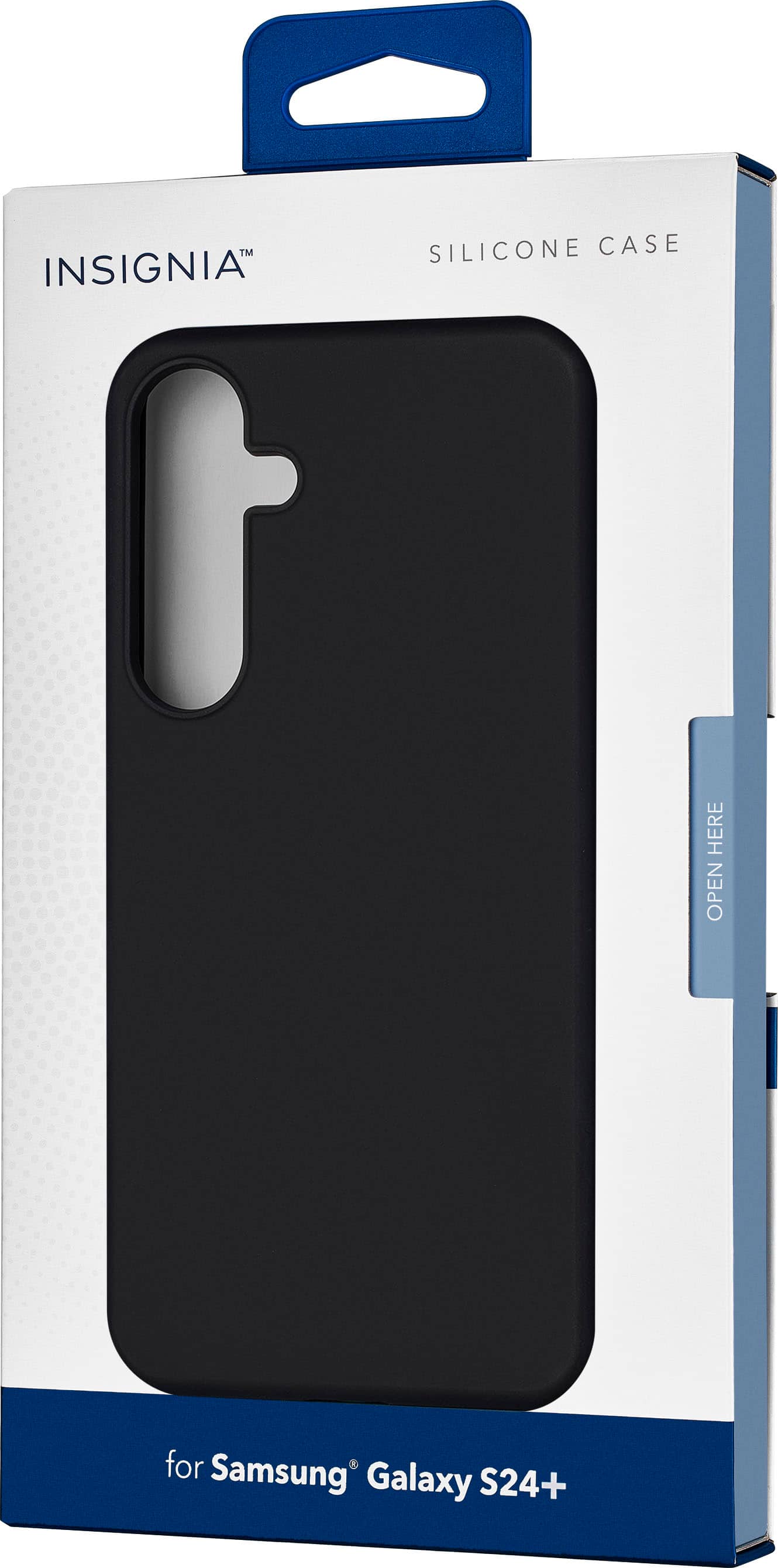 Alt View 2. Insignia™ - Silicone Case for Samsung Galaxy S24+ - Black.