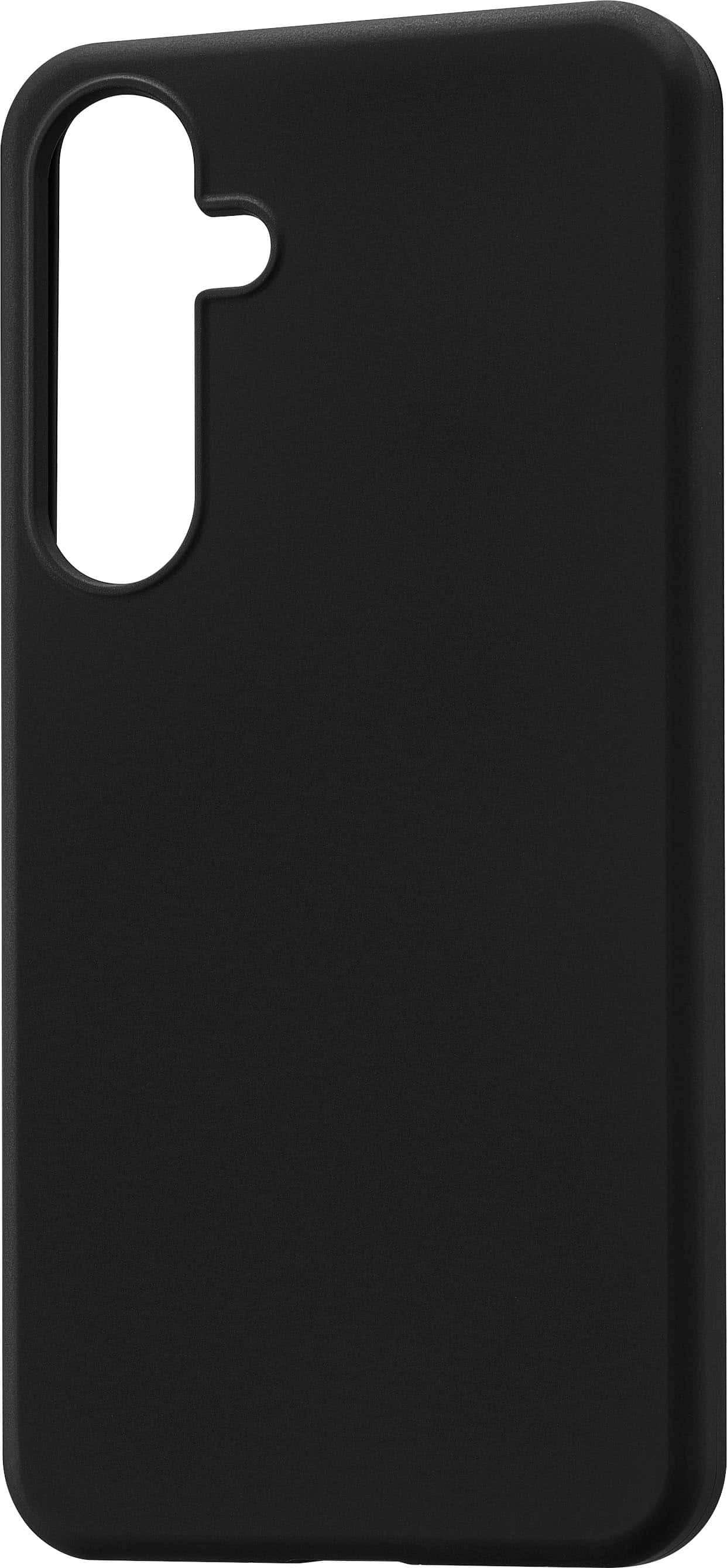 Left. Insignia™ - Silicone Case for Samsung Galaxy S24+ - Black.