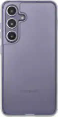 Front. Insignia™ - Hard-Shell Case for Samsung Galaxy S24 - Clear.