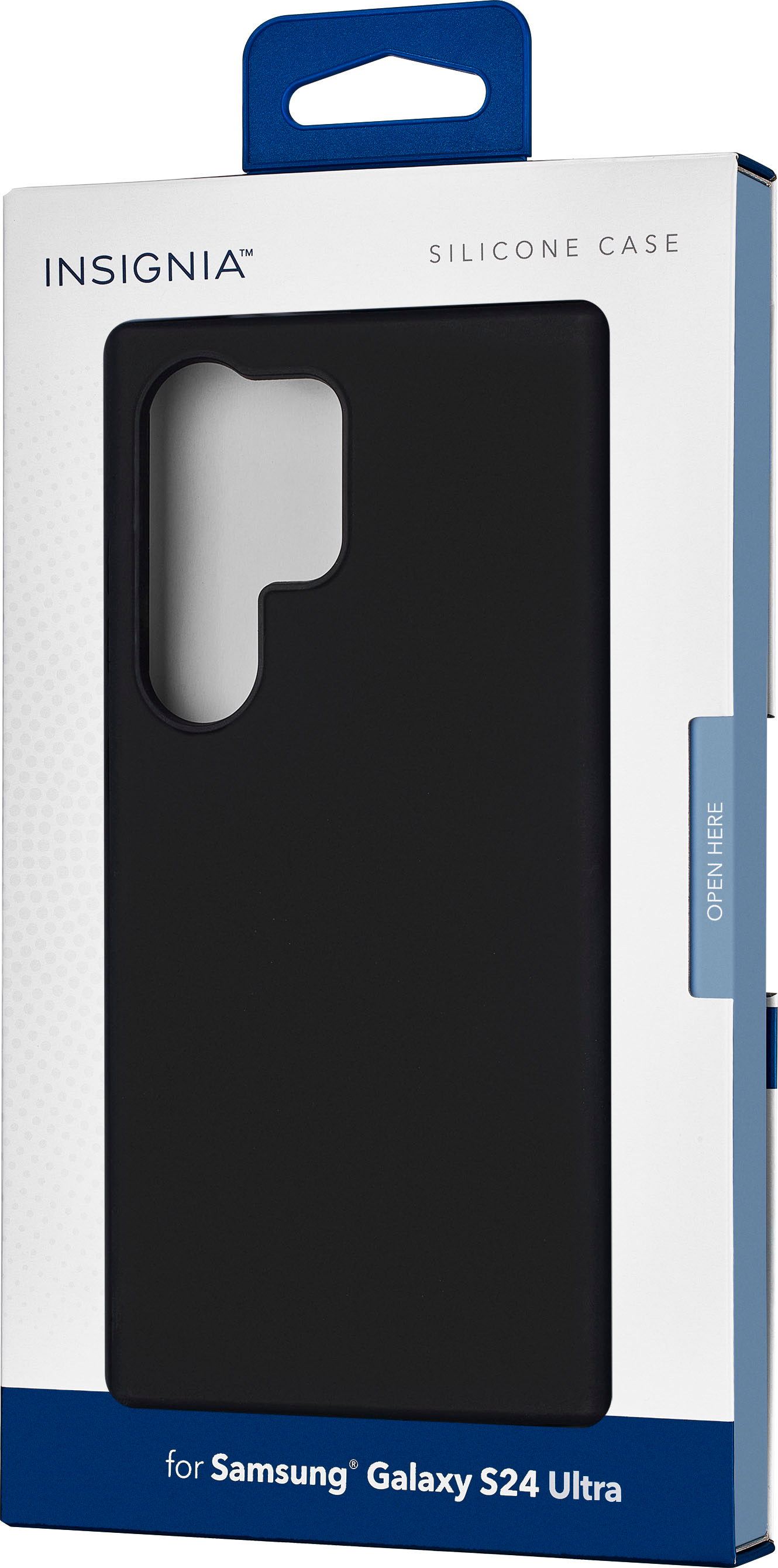 Black Silicone Galaxy S24 Ultra Case