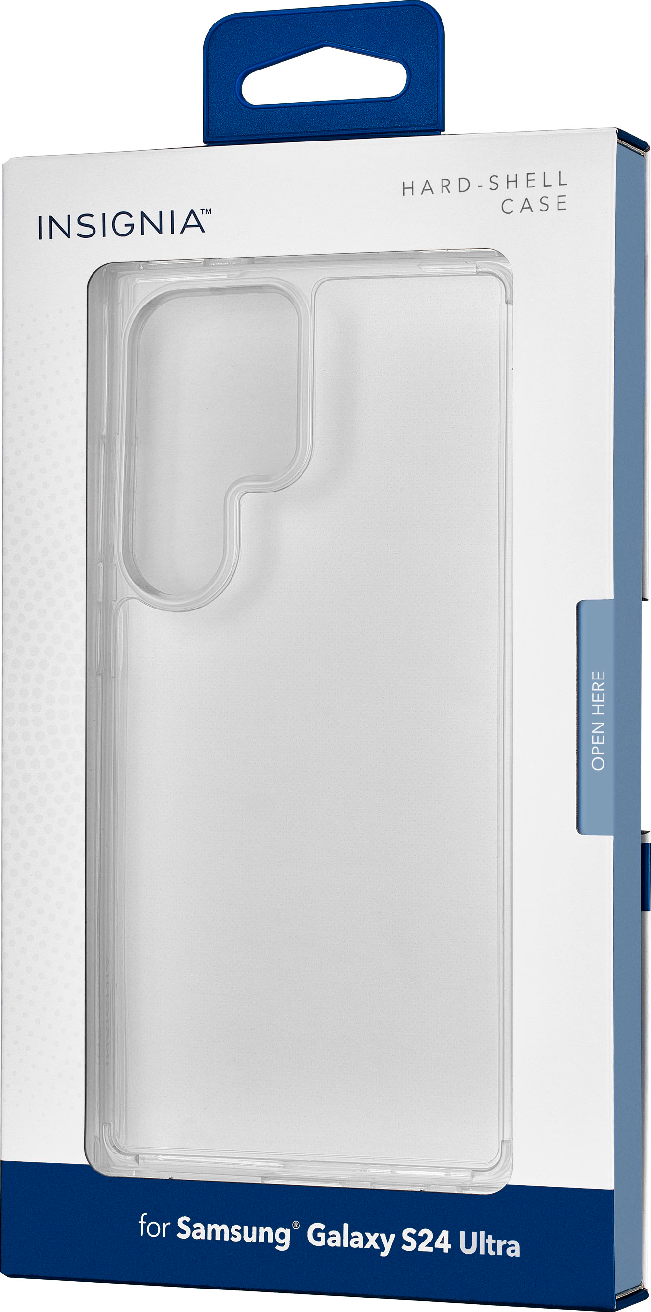 Insignia™ Hard-Shell Case for Samsung Galaxy S24 Ultra Clear NS