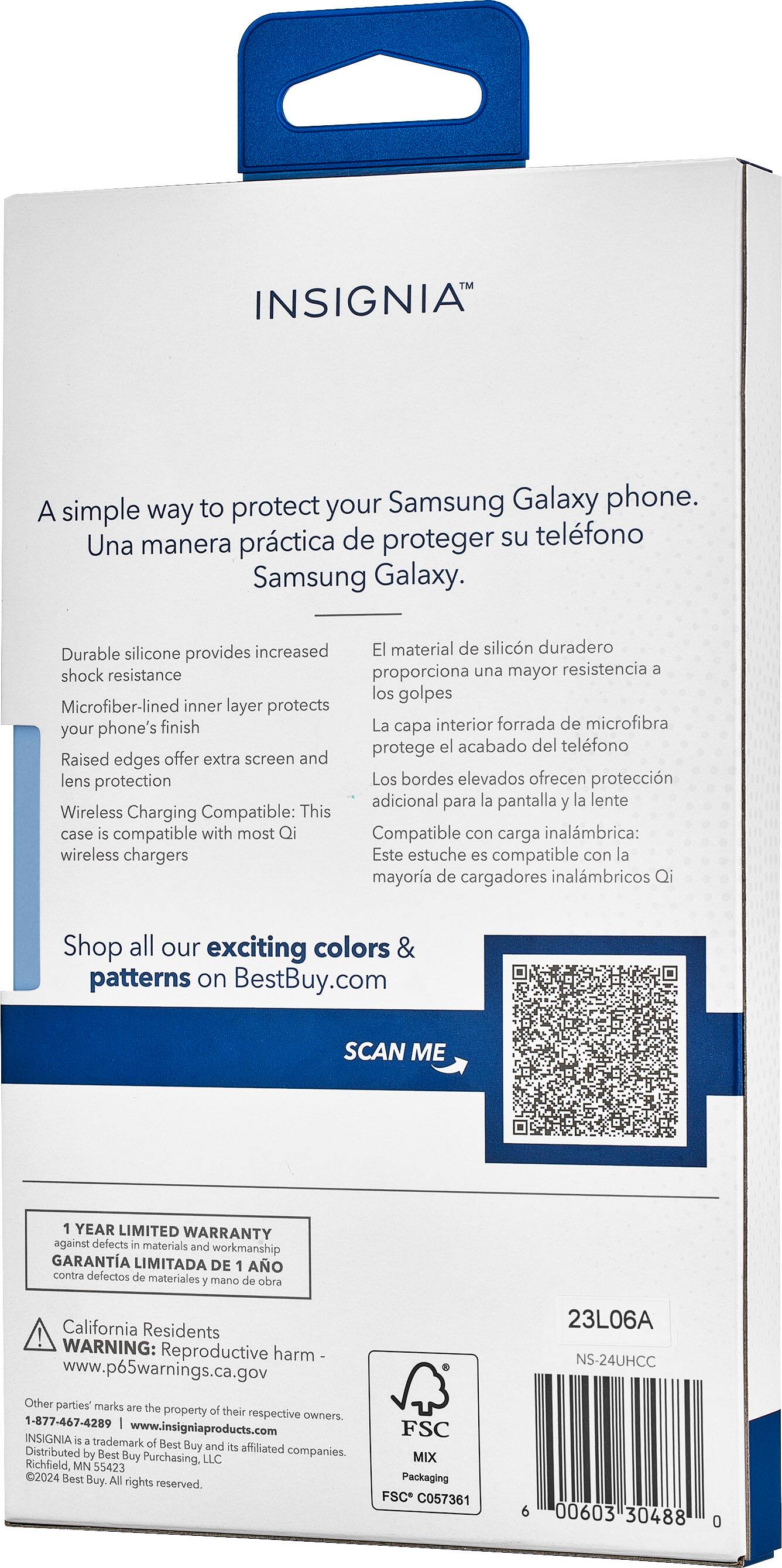 Alt View 3. Insignia™ - Hard-Shell Case for Samsung Galaxy S24 Ultra - Clear.