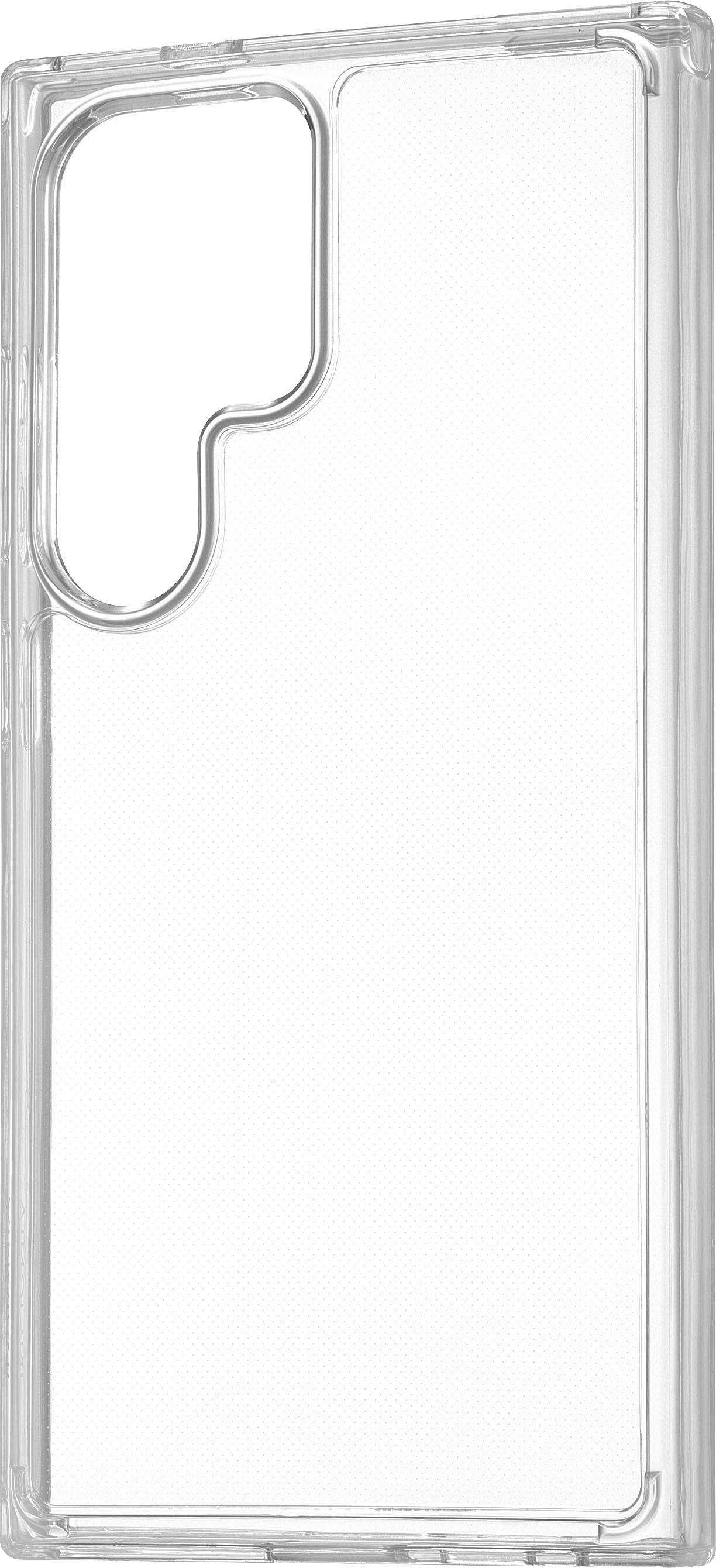 Left. Insignia™ - Hard-Shell Case for Samsung Galaxy S24 Ultra - Clear.
