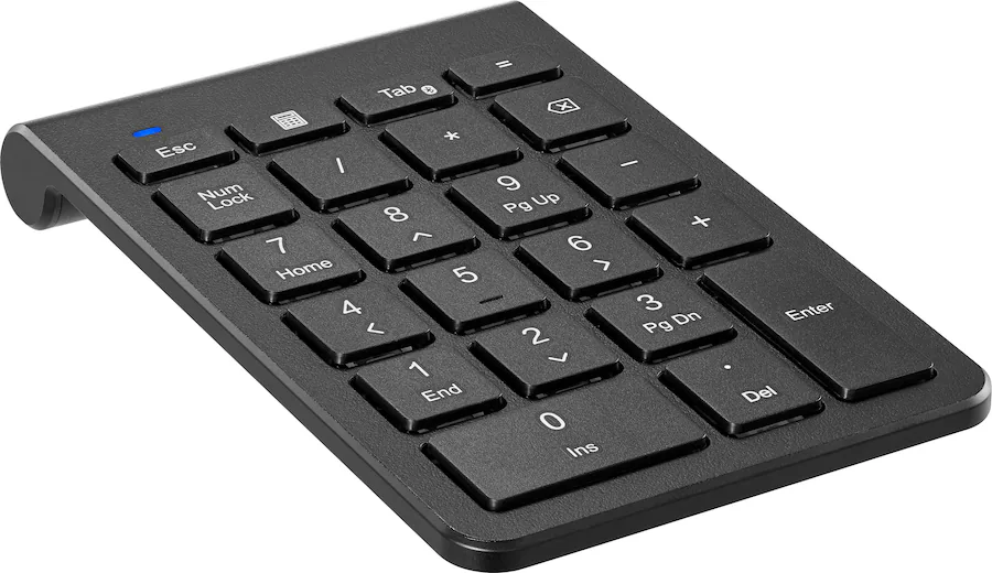 Keypad External Android Insignia™ 22 Key Bluetooth Scissor Switch Number Keypad for Windows ...