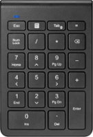 Insignia™ - 22-Key Bluetooth Scissor Switch Number Keypad for Windows, macOS, ChromeOS, iPadOS and Android - Black - Front_Zoom