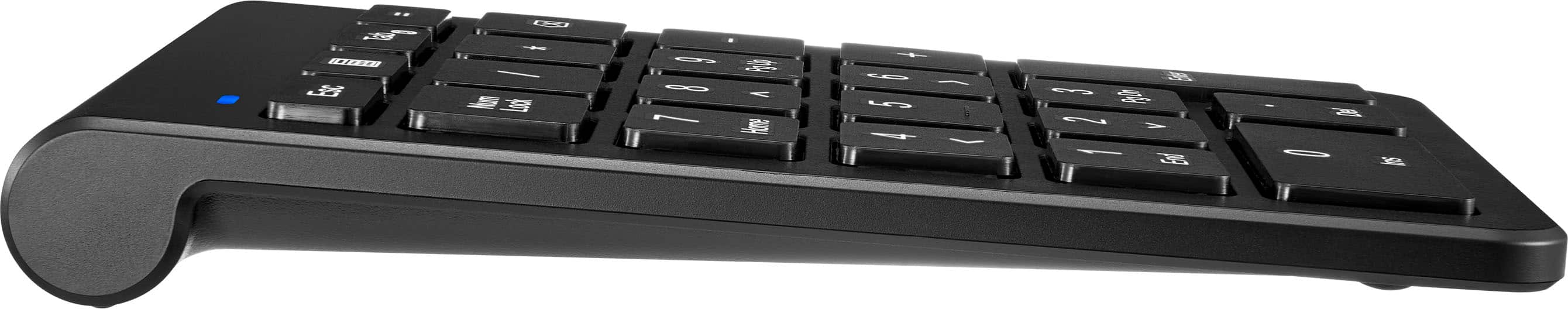 Alt View 14. Insignia™ - 22-Key Bluetooth Scissor Switch Number Keypad for Windows, macOS, ChromeOS, iPadOS and Android - Black.