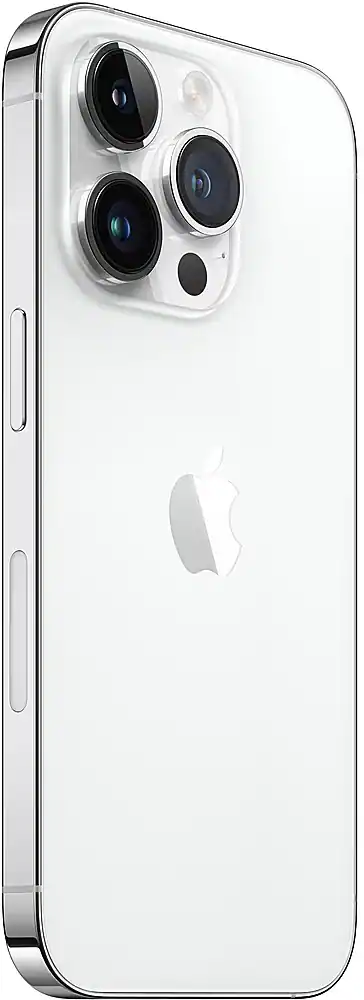Angle. Apple - Pre-Owned iPhone 14 Pro 5G 128GB (Unlocked) - Silver.