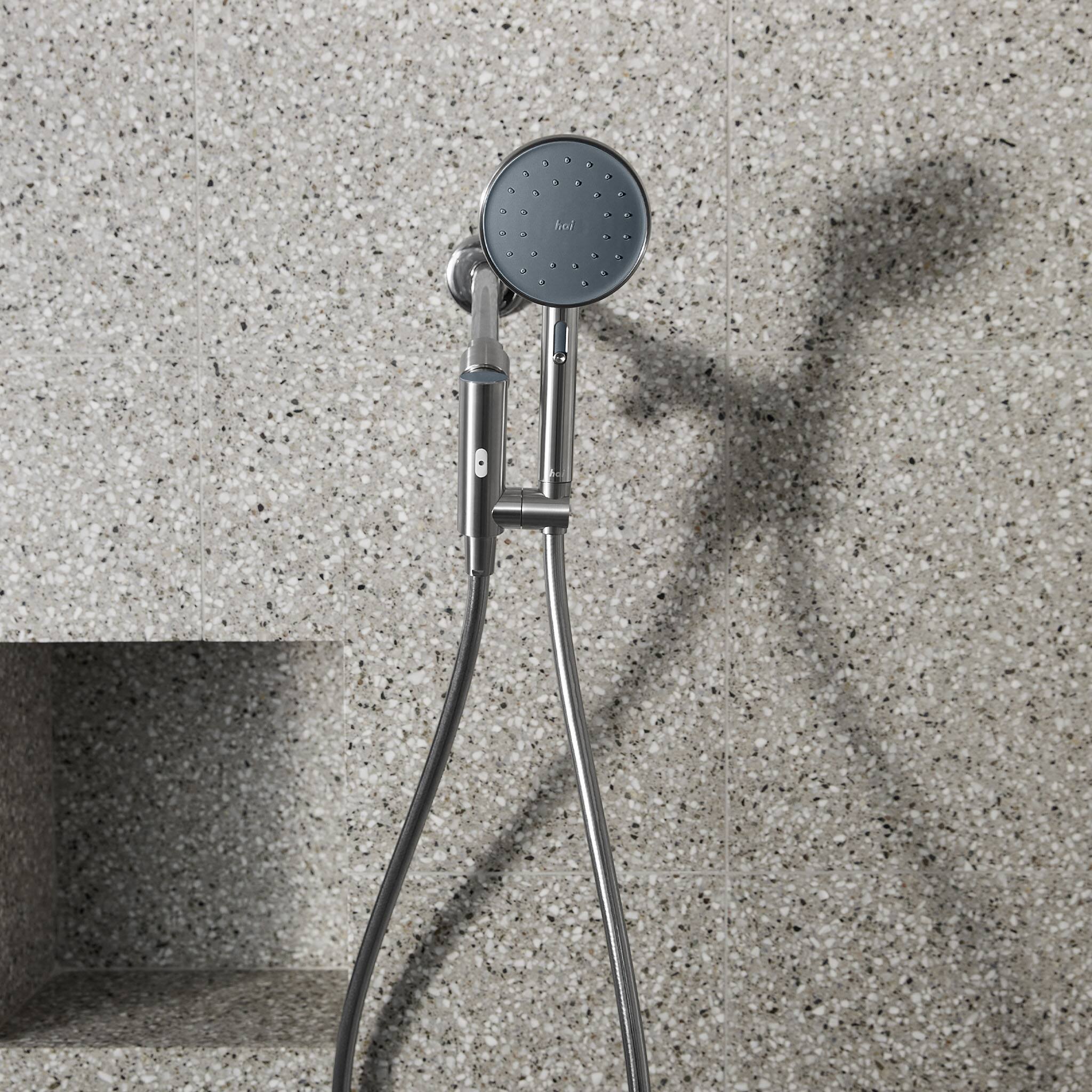 Alt View 15. hai - Smart 1.8 GPM Handheld Showerhead - Charcoal.