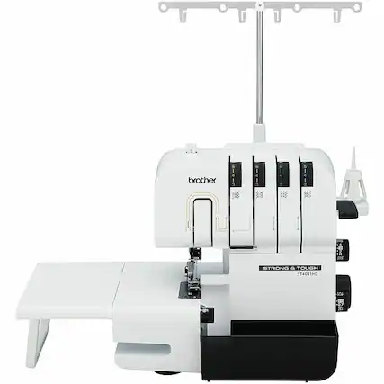 Front. Brother - ST4031HD 3/4 Thread Serger Machine - White.