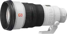 Angle. Sony - FE 300mm F2.8 GM OSS G Master lens - White.