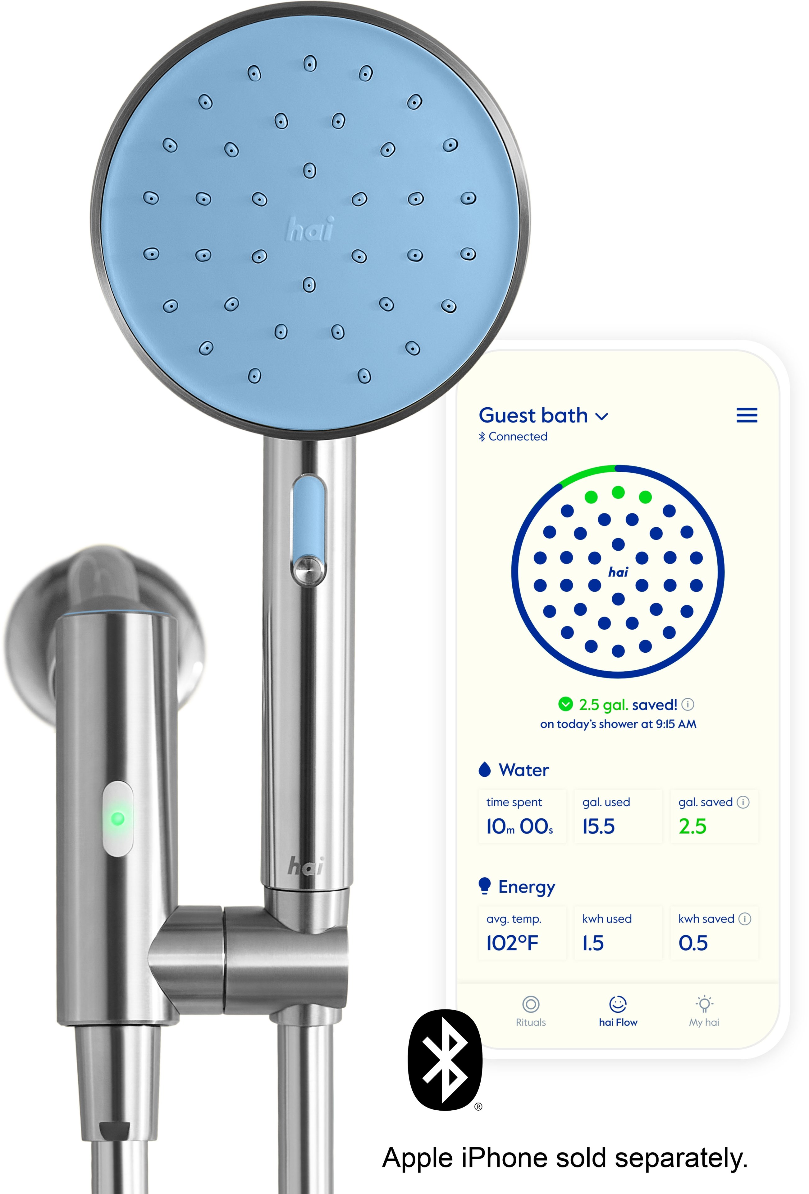 hai infusions smart showerhead: Is a Bluetooth showerhead worth $240?