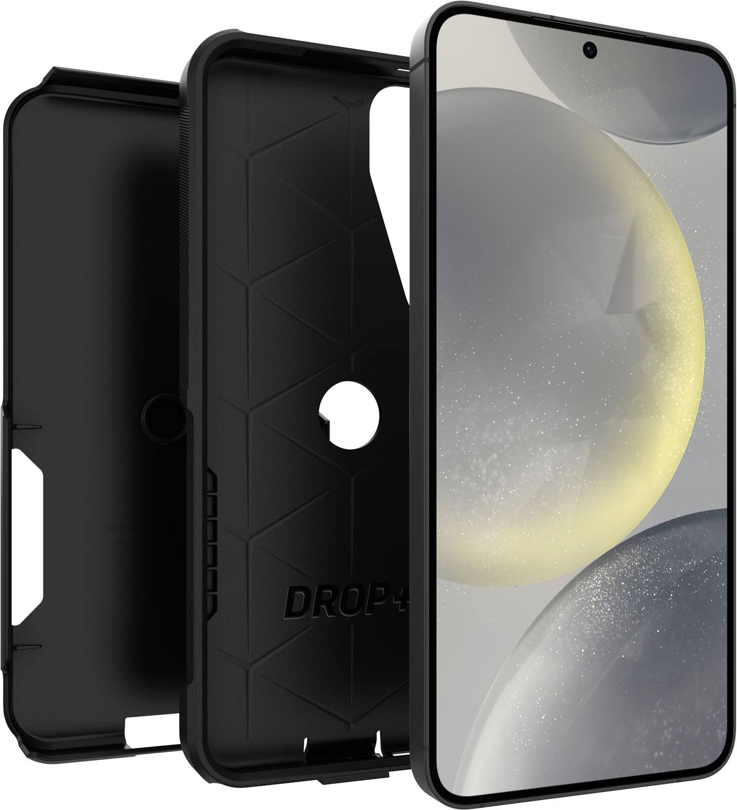 Angle. OtterBox - Commuter Series Hard Shell for Samsung Galaxy S24+ - Black.