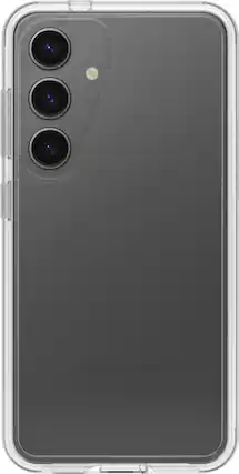 Front. OtterBox - Symmetry Series Hard Shell for Samsung Galaxy S24 - Clear.